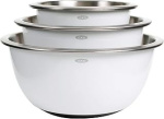 OXO Good Grips 3-Piece Stainless Steel Mixing Bowl Set