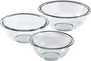 Pyrex Essentials 3-Piece Glass Mixing Bowl Set